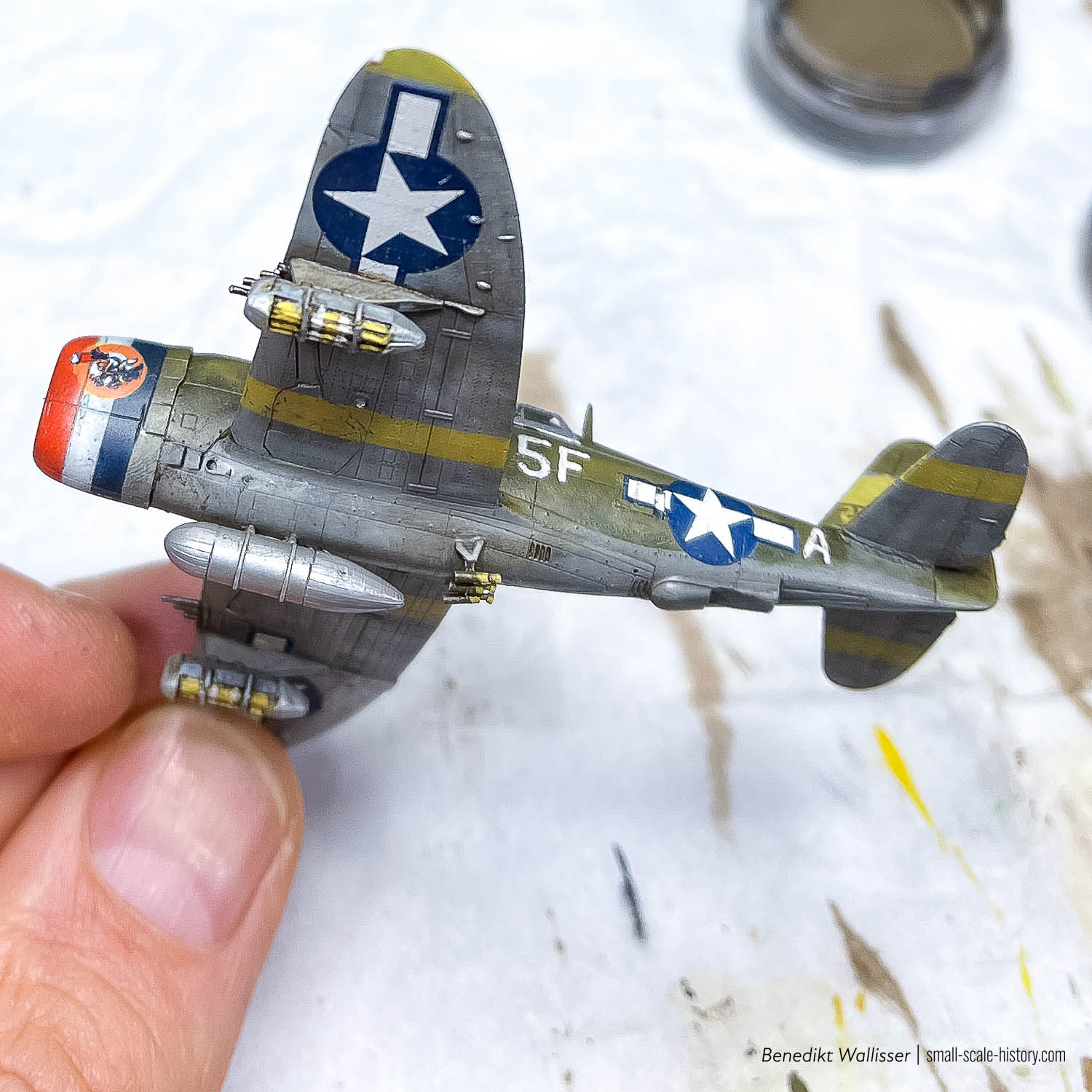 Painting and weathering A war-weary P-47D