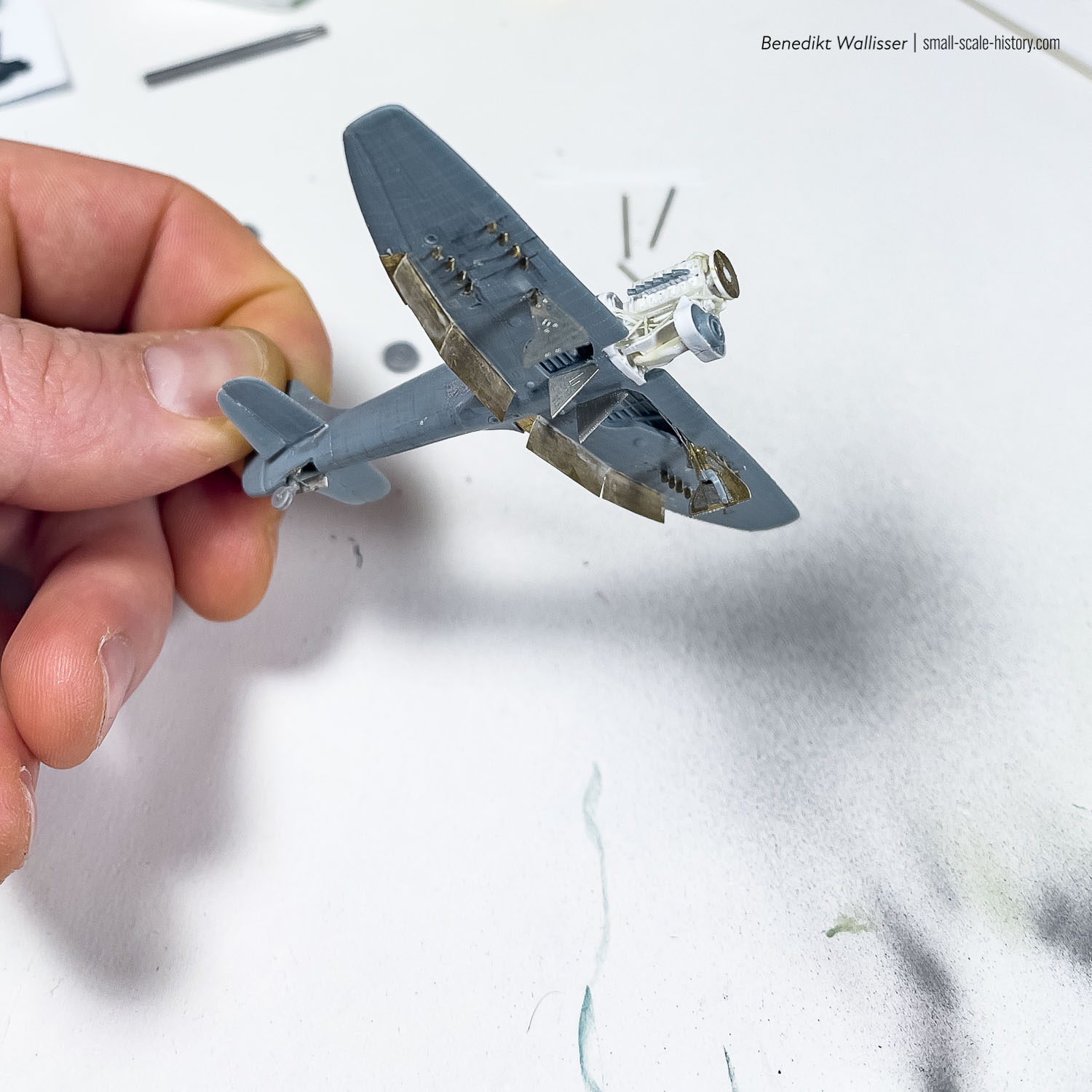 Superdetailing a 144th scale Hawker Tempest